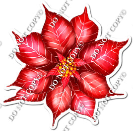 Red Christmas flower w/ Variants