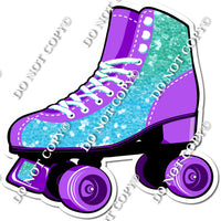 Purple & Blue Roller Skate w/ Variants