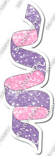Lavender & Baby Pink Streamer - Style 1