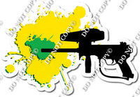 Yellow Splatter - Paintball Gun w/ Variants