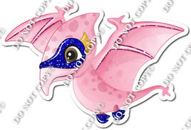 Pink Pterodactylus with Blue Mask w/ Variants