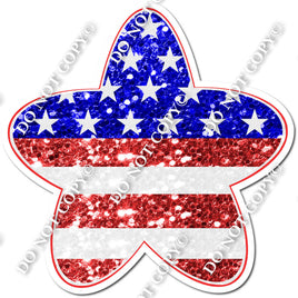 Rounded Flag Star