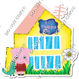 House with Little Pig & Statement