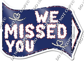 XL Air Mail - Navy Blue & Red We Missed You w/ Variants