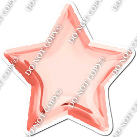 Coral Foil Star