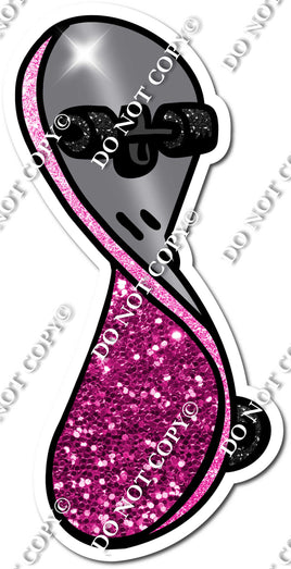 Hot Pink Sparkle Skateboard w/ Variants