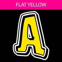 Flat - 12" GR 86 pc Alphabet Sets