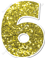 30" Individuals - Yellow Sparkle