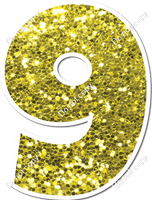 30" Individuals - Yellow Sparkle