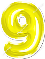 Foil 12" Individuals - Yellow Foil