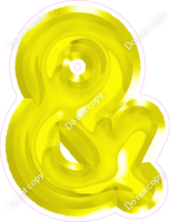 Foil 23.5" Individuals - Yellow Foil