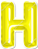 Foil 18" Individuals - Yellow Foil