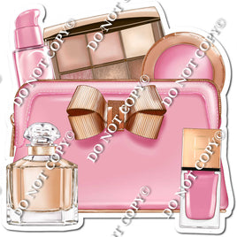 Makeup - Makeup Bag & Makeup