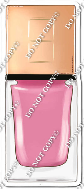 Makeup - Pink Fingernail Polish