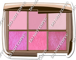 Makeup - Pink Highlighter w/ Variants
