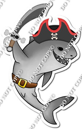 Pirate - Shark with Sword w/ Variants