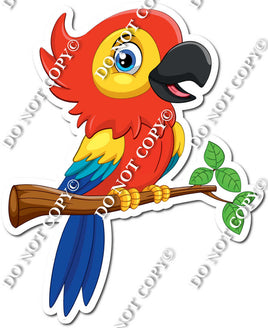 Pirate - Parrot on Branch