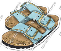 Blue Birkenstock Sandals w/ Variants