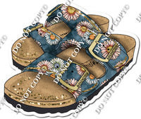 Flower Pattern Birkenstock Sandals w/ Variants