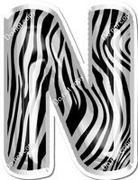 Foil 12" Individuals - Zebra Foil