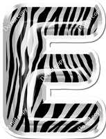 Foil 12" Individuals - Zebra Foil